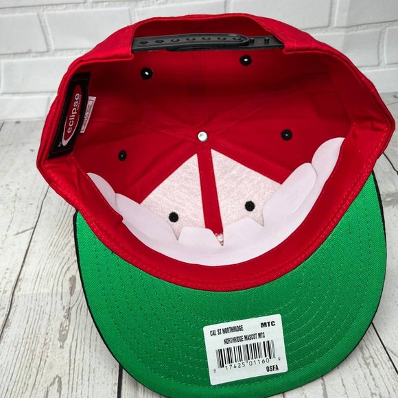 Vintage Cal State Northridge Matadors University Eclipse Hat Snapback Cap Men - Picture 5 of 7